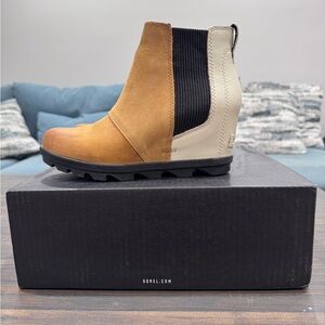 Sorel Women's Ankle Boots - Tan and Cream